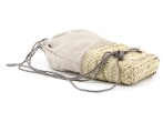MOCHILA de palma y algodón natural